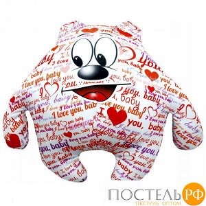 Игрушка «Медведь Лаки» (Аи16мал05, 40х59, Белый, Кристалл, Микрогранулы полистирола)