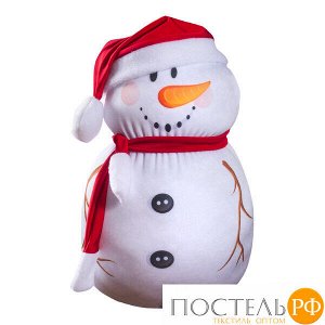 Игрушка «Мистер снеговик» (T3019C1608A129WH, 30х19, Белый, Кристалл, Микрогранулы полистирола)