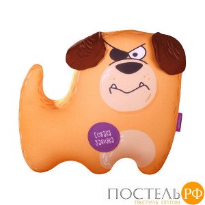 Игрушка «Собака с эмоциями на лапках» (T3530C1708A801OR, 35х30, Забияка, Оранжевый, Кристалл, Микрогранулы полистирола)