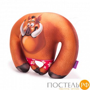 Игрушка «Папа Кабанчик» (T3443C0818B015BR, 34х43, Большой, Коричневый, Бифлекс, Микрогранулы полистирола)