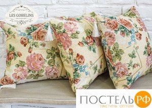 Наволочка гобелен 'Rose delicate' 35х35 см