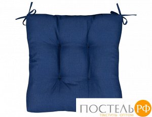 Декоративная подушка (сидушка) толстушка «Синяя птица» рогожка гл.кр. 40х40 см
