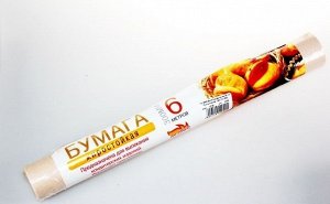Бумага для выпечки корич., 30 см/6м, GRIFON в пленке 1*24/48, Арт. 101-303