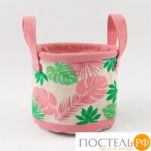 Текстильная корзинка "Tropical dream" 14х12см  3827133