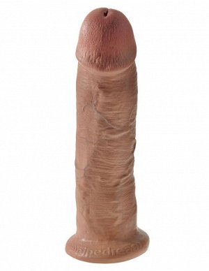 Фаллоимитатор-мулат большого размера 10" Cock - 25,4 см.