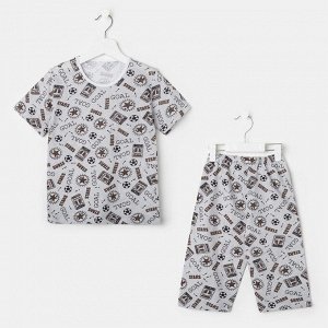 Пижама для мальчика, цвет микс, рост 146-152 см (40)