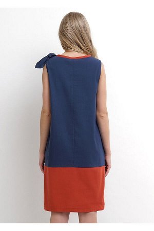 #90242 Платье (CLEVER) т.синий