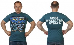 Футболка футболка «ВДВ – сила»(Бирюза) № 168 - ждать не нужно! Уже на складе в Москве! №168