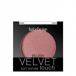 BELORDESIGN Румяна компактные VELVET TOUCH тон 102 розово-персиковый
