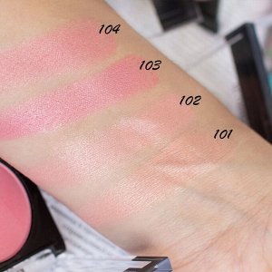 BELORDESIGN Румяна компактные VELVET TOUCH тон 101 нежный персик