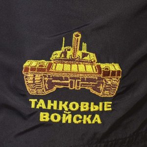 Милитари шорты с лампасами и шевроном Танковых войск