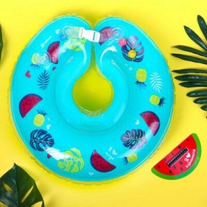 Детский набор для купания "Я купаться"тропики, круг+ термометр