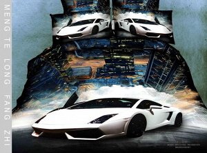 Комплекты постельного белья (КПБ) из сатина 3D "Luxury car"