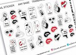 STIKERS - НАКЛЕЙКИ С ЛИПКИМ СЛОЕМ