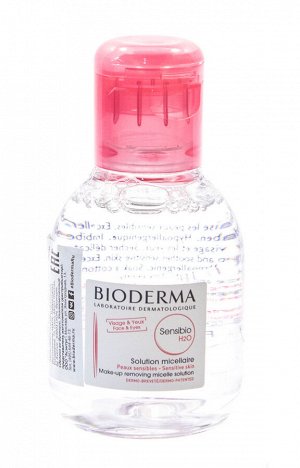 Биодерма Сенсибио Н2О очищающая мицеллярная вода 100 мл (Bioderma, Sensibio)