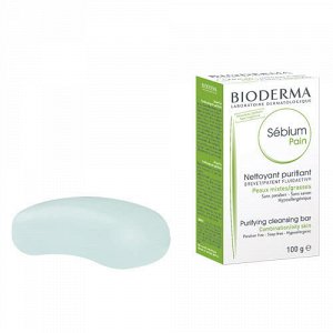 Биодерма Очищающее мыло для жирной и проблемной кожи, 100г (Bioderma, Sebium)
