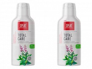 Сплат Набор Ополаскиватель для полости рта Mouthwash Total care, 275мл*2 штуки (Splat, Ополаскиватели и пенки)