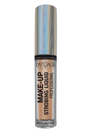 L'atuage Хайлайтер жидкий MAKE-UP STROBING LIQUID тон 602 розово-бежевый