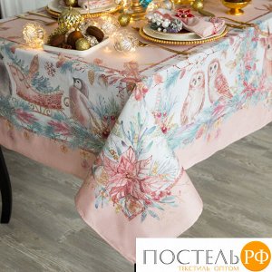 Набор столовый Этель &quot;Pink magic&quot; скатерть 180*150 см, салфетки 40*40 см 8 шт, хлопок 100%   4496655