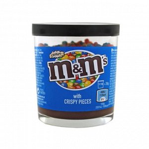 Шоколадная паста с хрустящими шариками, M&M's, Великобритания, 200 г