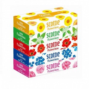 Салфетки Crecia "Scottie Flowerbox" двухслойные 160шт*5кор