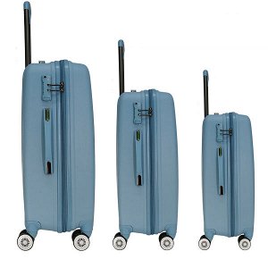 Комплект чемоданов Unite Star. PP 03 light blue (4 колеса)