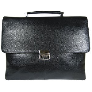 Портфель Borgo Antico. Кожа. 5859-7 black