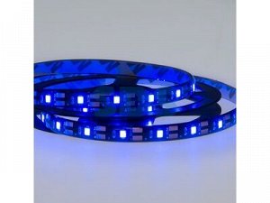 LED лента с USB коннектором 5 В, 8 мм, IP65, SMD 2835, 60 LED/m, цвет синий (в упак.1м) 141-383