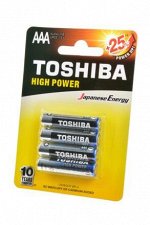 Батарейки TOSHIBA LR03/286 BL4