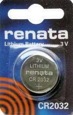 Батарейка литиевая Renata  CR 2032 (бат-ка литиевая Li/MnO2, 200mAh, 3V) NEW  ЦЕНА за 1 ШТУКУ. Заказы только кратно упаковкам.