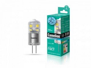 Лампа светодиодная Camelion LED3-G4-JD-NF/845/G4  (Эл.лампа светодиодная 3Вт 220В)