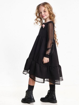 Платье (128-140см) UD 6967-1(3) черн/розовый