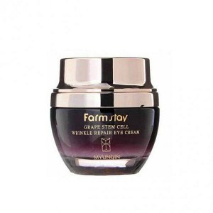 FarmStay Grape Stem Cell Wrinkle Repair Eye Cream Омолаживающий крем для кожи вокруг глаз  с фито-стволовыми клетками