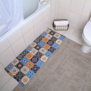 Коврик для ванной для дома «Богемия», 45?120 см, мозаика