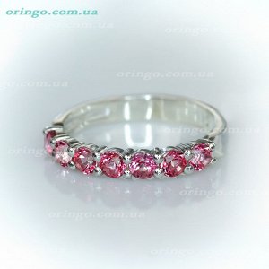 Кольцо Орион | Swarovski topaz, Swarovski Pink Topaz