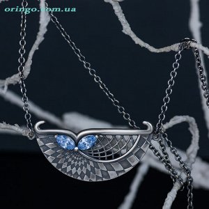 Колье Формула 11, Swarovski Greyish Blue