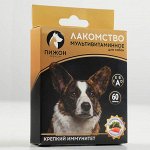 Лакомство для собак &quot;Пижон. Крепкий иммунитет&quot; с ламинарией, со вкусом лосося, 60 таб