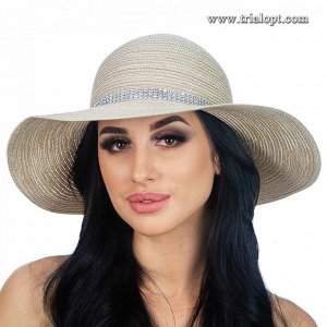 Шляпа Состав:  capron, polyester
Ширина поля:  10 см.
Диаметр шляпы:  39 см.
Высота тульи:  9 см.