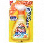 &quot;Nihon Detergent&quot; Чистящая спрей-пена для ванны (с антибактериальным эффектом и апельсиновым маслом), (запасной блок), 350 мл.