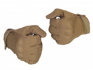 Кевларовые перчатки термостойкие - надежные тактические перчатки в цвете "койот" №16