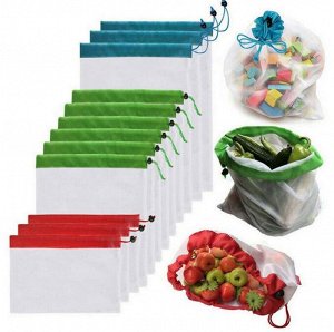 Экопакеты набор 3 шт для продуктов, детских игрушек и др 9046365