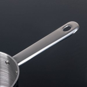 Ковш «Базис», 450 мл, d=10 см, с мерной шкалой, металлическая ручка