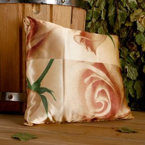 Подушка сувенирная, 22-22 см, хмель,липовый цвет, микс