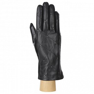 Перчатки, комбинированная кожа, FABRETTI 3.26-1 black