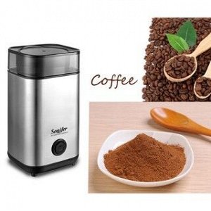 Кофемолка Настоящие любители кофе знают, как важно использовать для приготовления свежемолотый кофе. С помощью кофемолки процесс измельчения зерён в разы упростится. Данная модель позволяет равномерно