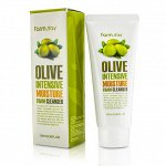 KR/ FarmStay Пенка для умывания Olive Intensive Moisture Foam Cleanser, 100мл