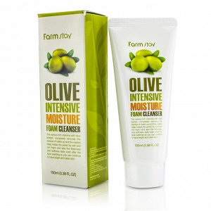 KR/ FarmStay Пенка для умывания Olive Intensive Moisture Foam Cleanser, 100мл