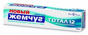зубная паста Новый Жемчуг ТОТАЛ 12+нежное отбеливание 100мл