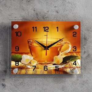Часы настенные, серия: Кухня, "Чай", 20х26 см  микс