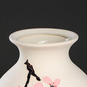 Ваза напольная "Классика", сакура, керамика, 50 см, микс